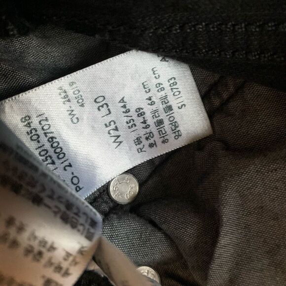 Levi’s 501 Straight Leg Black Denim Jeans 25” - Picture 4 of 8